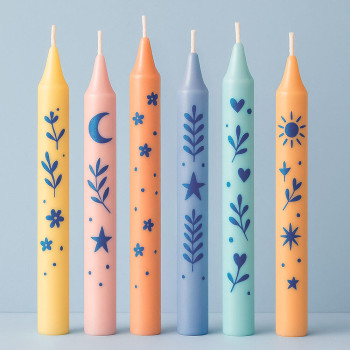 Spezielle blaue Farbe für Kerzen. Online-Verkauf.