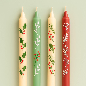 Malen Sie für Kerzen grünes Gras. Online-Verkauf.