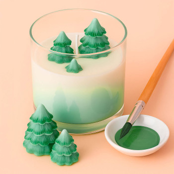 Malen Sie für Kerzen grünes Gras. Online-Verkauf.