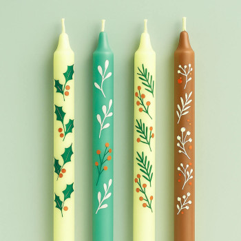 Smaragdgrüne Kerzenfarbe. Online-Verkauf.