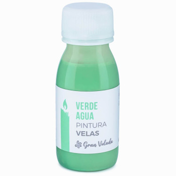 Wassergrüne Kerzenfarbe. Online-Verkauf.
