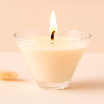 Recipiente redondo para fazer velas perfumadas. Loja online.