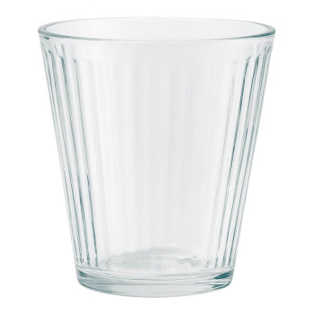 230 ml Becher mit Streifen für Kerzen – Widerstandsfähig und dekorativ. Gran Velada