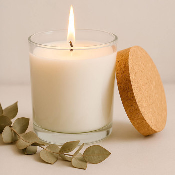 Marbella Glas 260 ml mit Korkdeckel für Kerzen | Gran Velada