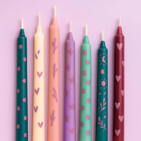 Kerzenfarbe Pflaume – flüssig und schnelltrocknend