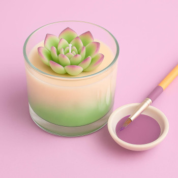 Kerzenfarbe Pflaume – flüssig und schnelltrocknend