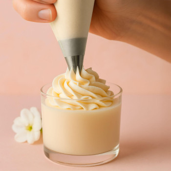 Chantilly-Wachs für Zierkerzen - Pflanzlicher Creme-Effekt