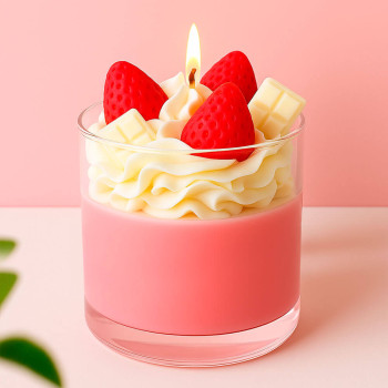 Chantilly-Wachs für Zierkerzen - Pflanzlicher Creme-Effekt