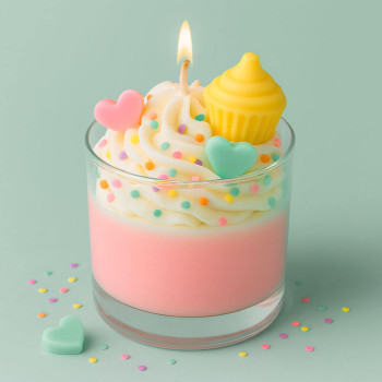 Chantilly-Wachs für Zierkerzen - Pflanzlicher Creme-Effekt