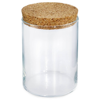 Premium Kerzenglas 500 ml mit Deckel : Widerstandsfähiges Glas