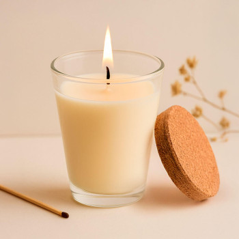 Kerzenglas 125 ml – rundes Glas für Duftkerzen selber machen