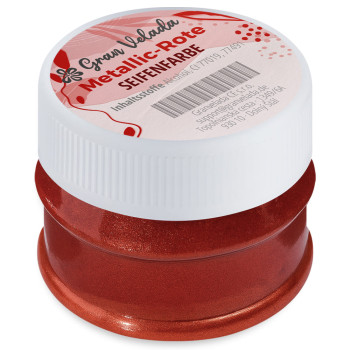 Metallic-Rote Seifenfarbe