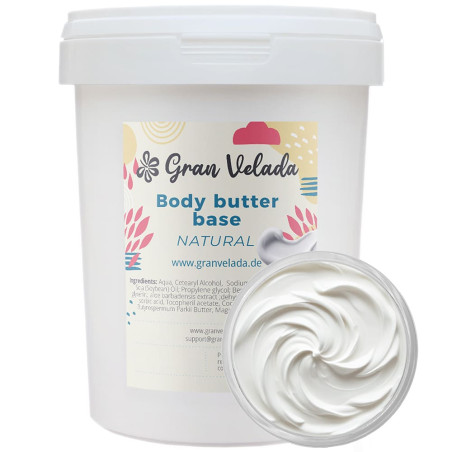 Basis-Körperbutter bereit zum Anreichern. Online-Verkauf.