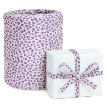 Bänder zum Dekorieren. Bast mit Herzen. Online-Verkauf.