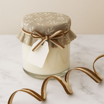 Braun-natürliches zweifarbiges Bastband. Online-Verkauf.