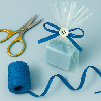 Französisches blaues Bastband. Online-Verkauf.