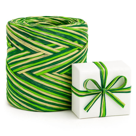 Beige-Pistazien-Kiefer dreifarbiges Bastband