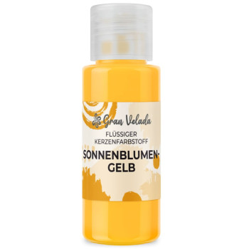 Flüssiger Sonnenblumengelber Farbstoff zur Herstellung von Kerzen