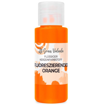 Flüssiger fluoreszierender oranger Farbstoff zur Herstellung von Kerzen