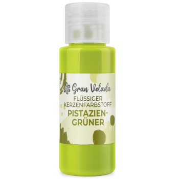 Fluoresziender pistatazien-Flüssigfarbstoff zur Herstellung von Kerzen