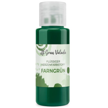 Flüssiger farngrüner Farbstoff zur Herstellung von Kerzen