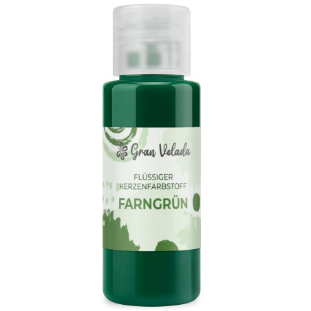 Flüssiger farngrüner Farbstoff zur Herstellung von Kerzen