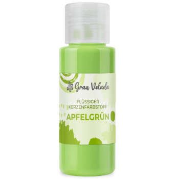 Flüssiger apfelgrüner Farbstoff zur Herstellung von Kerzen