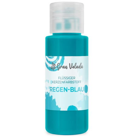 Flüssiger regenblauer Farbstoff zur Herstellung von Kerzen