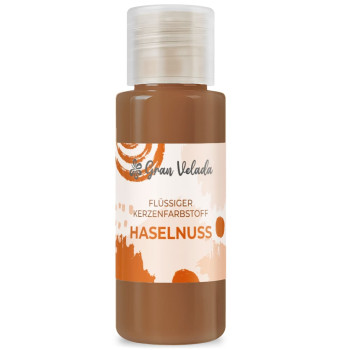 Flüssiger Haselnussfarbstoff zur Herstellung von Kerzen