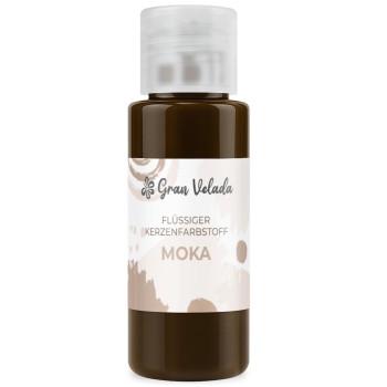 Flüssiger Mokkafarbstoff zur Herstellung von Kerzen