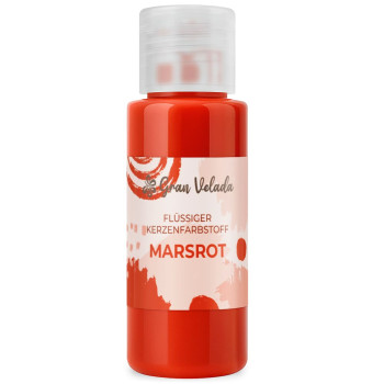 Flüssiger marsroter Farbstoff zur Herstellung von Kerzen