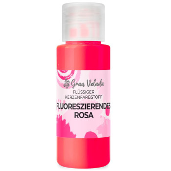 Flüssiger fluoreszierende rosa Farbstoff zur Herstellung von Kerzen