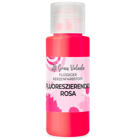 Flüssiger fluoreszierende rosa Farbstoff zur Herstellung von Kerzen