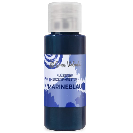 Marineblauer Flüssigfarbstoff für Kerzen