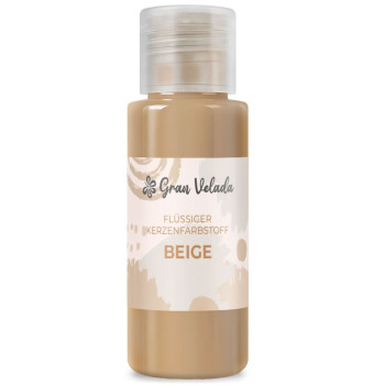 Beigefarbenes flüssiges Kerzenfärbemittel