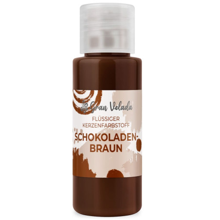 Schokoladenbraune flüssige Kerzenfarbe