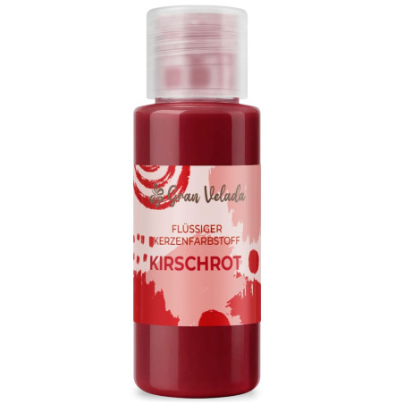 Kirschroter flüssiger Kerzenfarbstoff