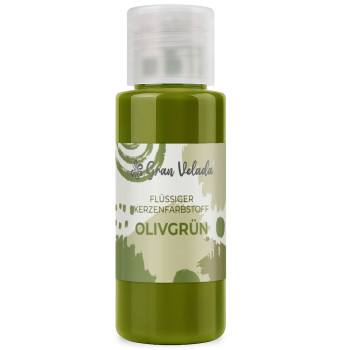 Olivgrüne flüssige Kerzenfarbe