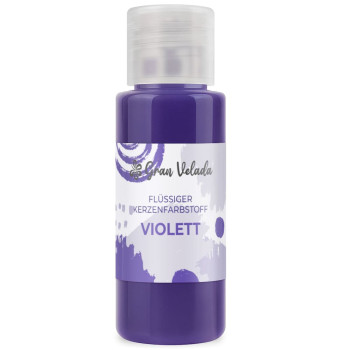 Flüssiger Kerzenfarbstoff in Violett