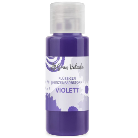 Flüssiger Kerzenfarbstoff in Violett