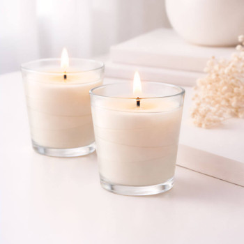 Copo de vidro Sofía para velas