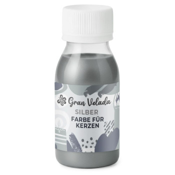 Silberne Kerzenfarbe. Online-Verkauf. Toller Abend