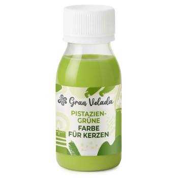 Pistácie zelená farba na sviečky