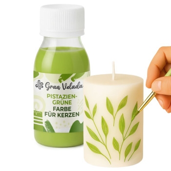 Pistácie zelená farba na sviečky