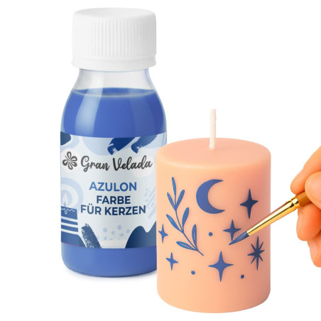 Azulon Farbe für Kerzen