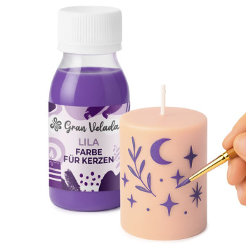 Fialová farba na sviečky