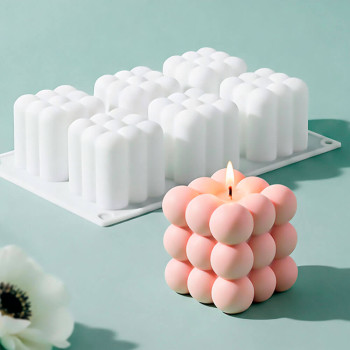 Bubble Kerze Form 9 Kugeln