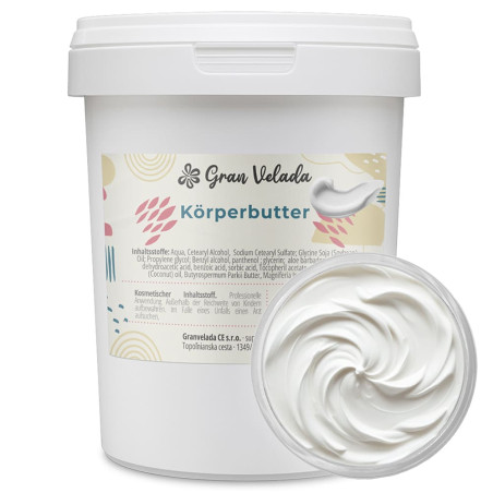Basis-Körperbutter bereit zum Anreichern. Online-Verkauf.