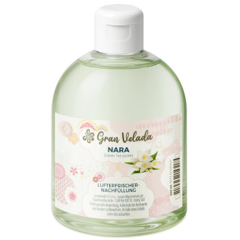 NARA Lufterfrischer zum Nachfüllen - Grüner Tee und Jasminduft. Toller Abend