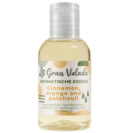 Aromatische Essenz aus Zimt, Orange und Patchouli